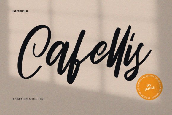 Cafellis Font Poster 1