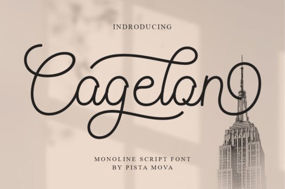 Cagelon Font Poster 1