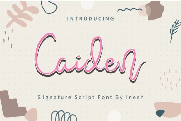 Caiden Font Poster 1