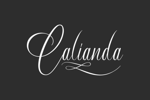 Calianda Font Poster 1
