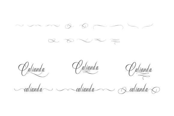 Calianda Font Poster 9
