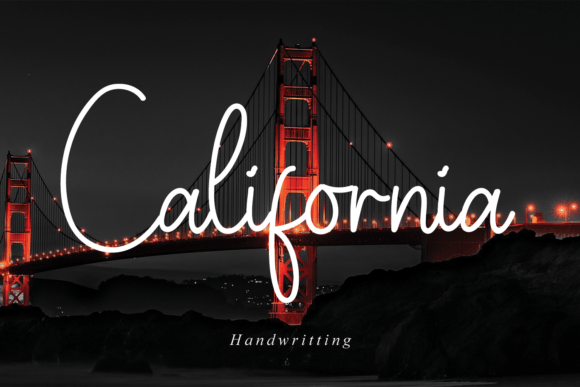 California Font Poster 1