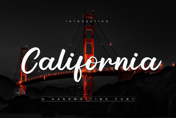 California Font Poster 1