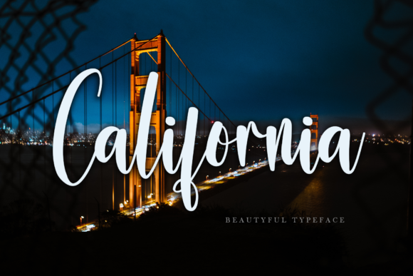 California Font Poster 1