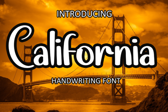 California Font Poster 1