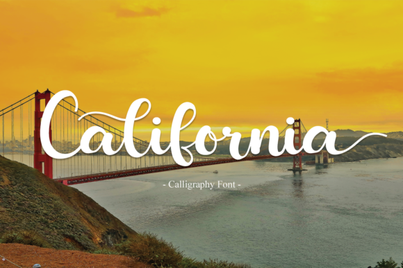 California Font Poster 1