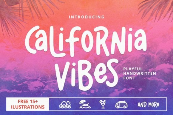 California Vibes Font Poster 1