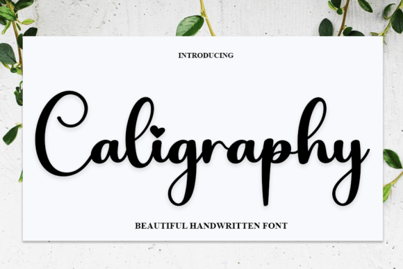 Caligraphy Font