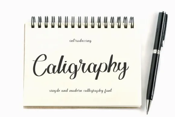 Caligraphy Font Caligraphy Font Poster 1
