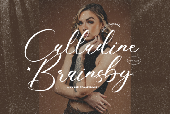Calladine Brainsby Font Poster 1
