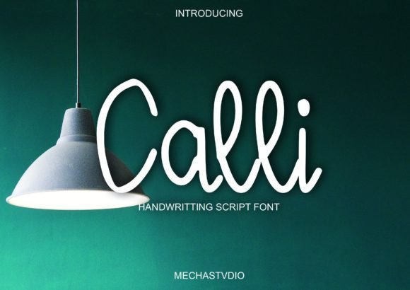 Calli Font Poster 1