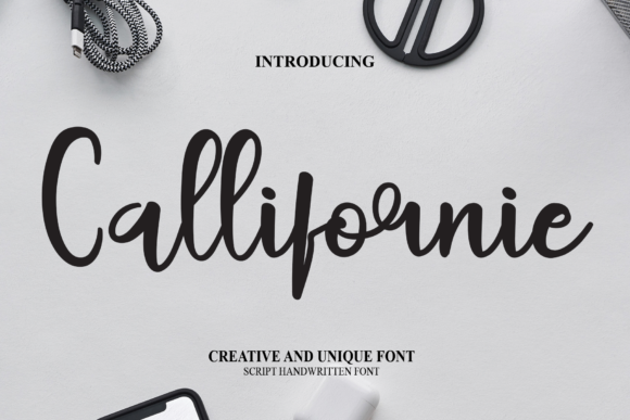 Callifornie Font Poster 1