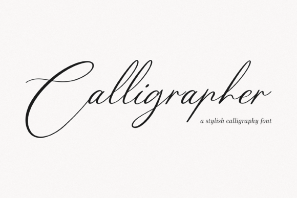 Calligrapher Font Poster 1