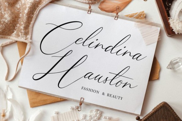 Calligrapher Font Poster 3