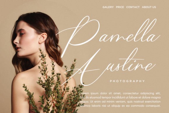 Calligrapher Font Poster 5