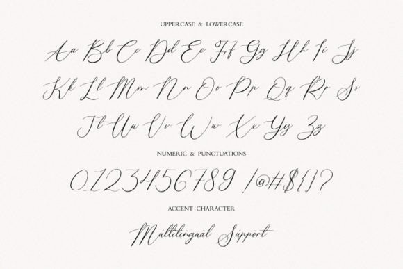 Calligrapher Font Poster 7