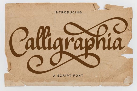Calligraphia Font Poster 1
