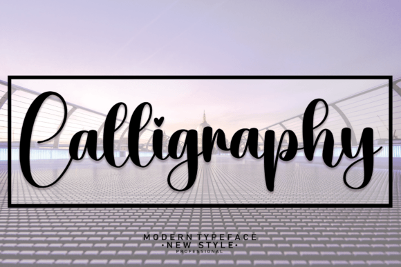 Calligraphy Font Poster 1