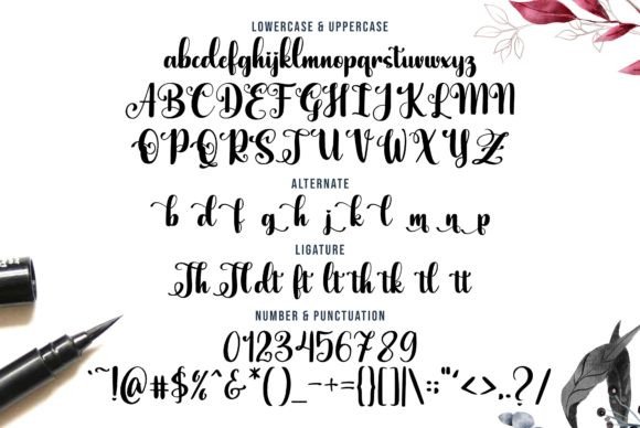 Calligraphy Font Poster 7