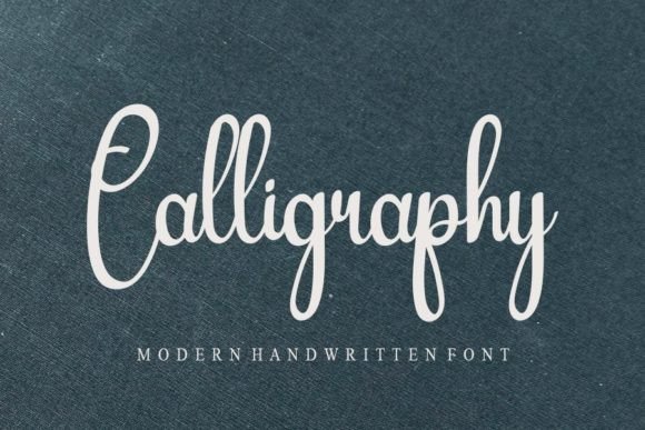 Calligraphy Font Poster 1