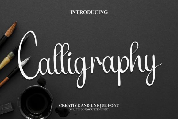 Calligraphy Font Poster 1