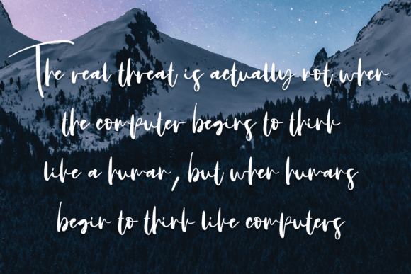 Calligraphy Signature Font Poster 6