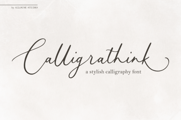 Calligrathink Font