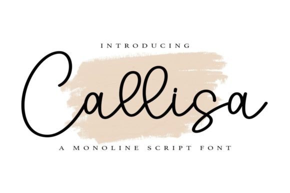 Callisa Font Poster 1