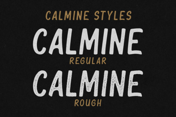 Calmine Duo Font Poster 2
