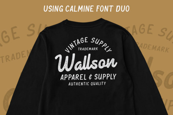 Calmine Duo Font Poster 4