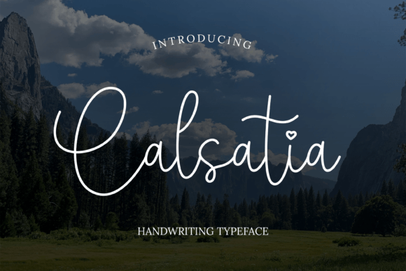 Calsatia Font Poster 1