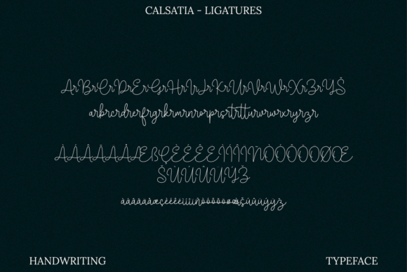 Calsatia Font Poster 6