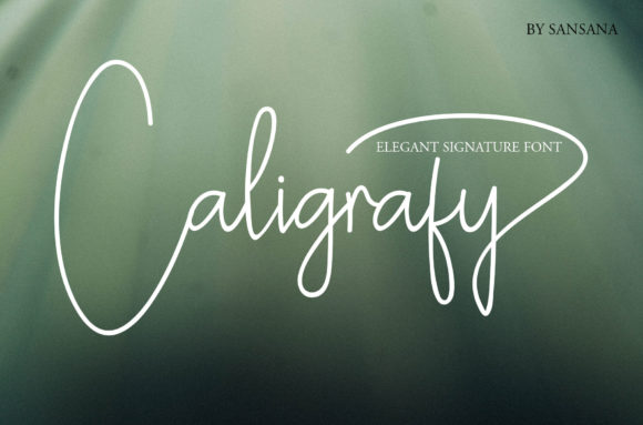 Calygrafy Font Poster 1