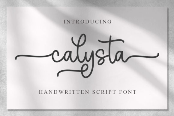 Calysta Font Poster 1