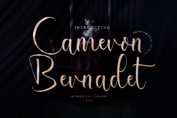Cameron Bernadet Font Poster 1