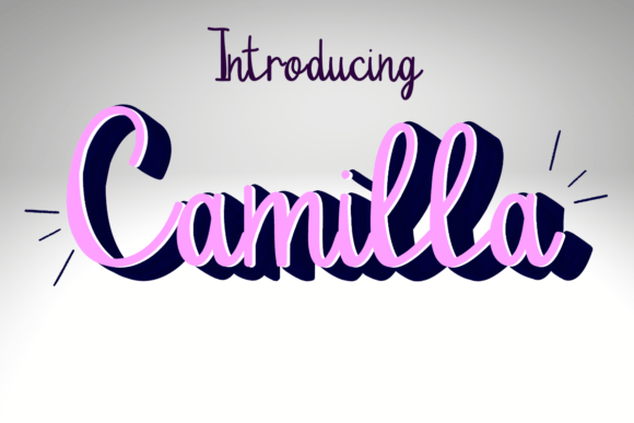 Camilla Font Poster 1