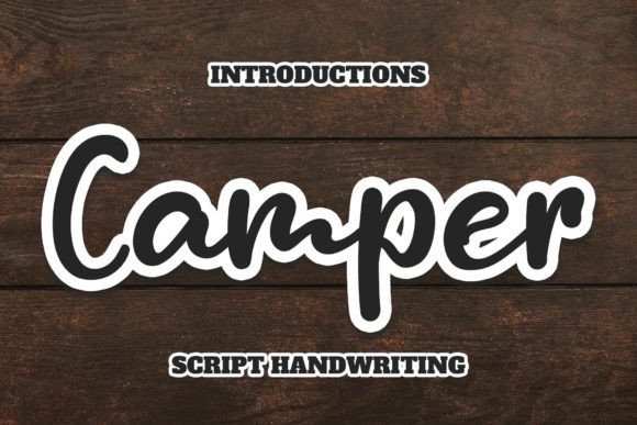 Camper Font Poster 1