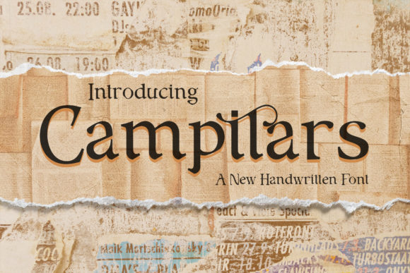 Campilars Font Poster 1