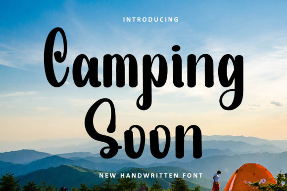 Camping Soon Font Poster 1
