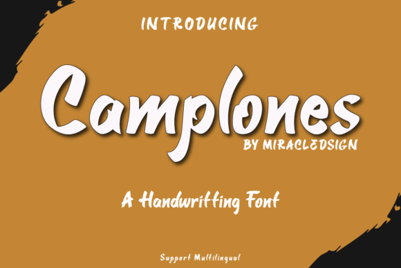Camplones Font Poster 1