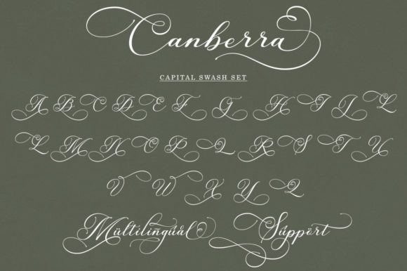 Canberra Font Poster 11