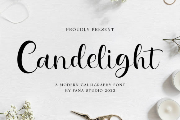 Candelight Font Poster 1