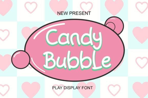 Candy Bubble Font Poster 1