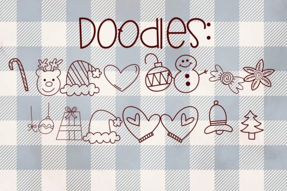 Candy Canes Font Poster 3