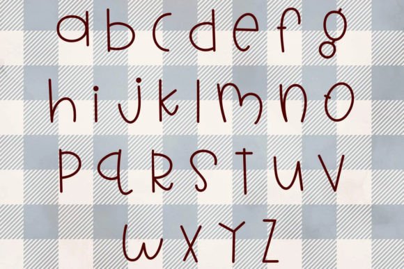 Candy Canes Font Poster 4