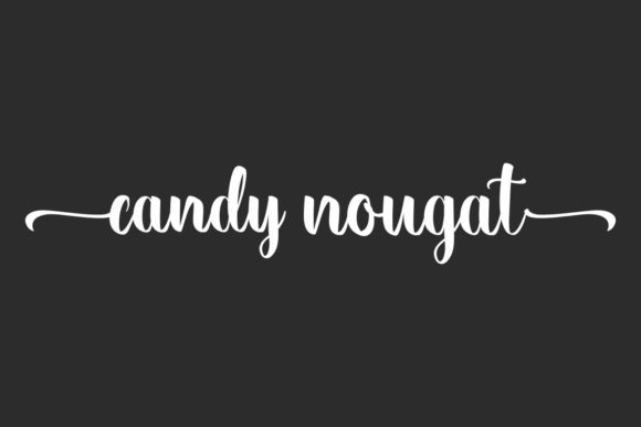 Candy Nougat Font Poster 1
