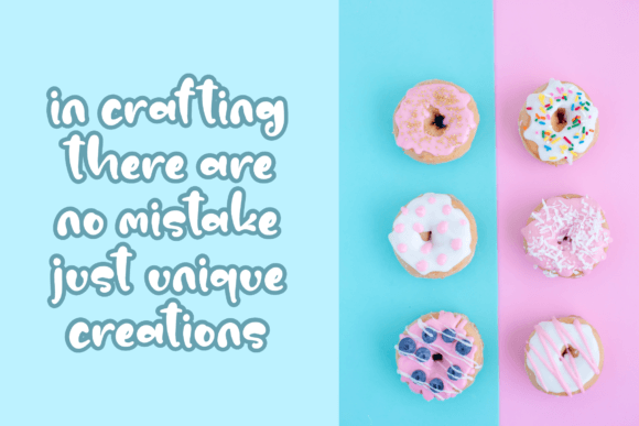 Candy Water Font Poster 11