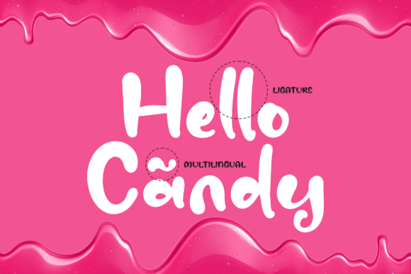 Candy Water Font Poster 12