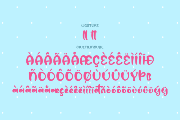 Candy Water Font Poster 14