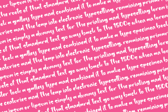 Candy Water Font Poster 8